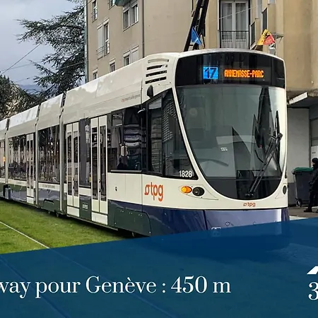 Homey Gold - Hyper Centre/proche Tram/wifi Gratuit Daire Annemasse